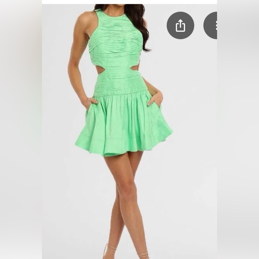 Aje Mint Green Spring Dress